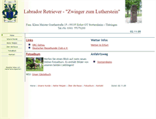 Tablet Screenshot of labrador-meister.de